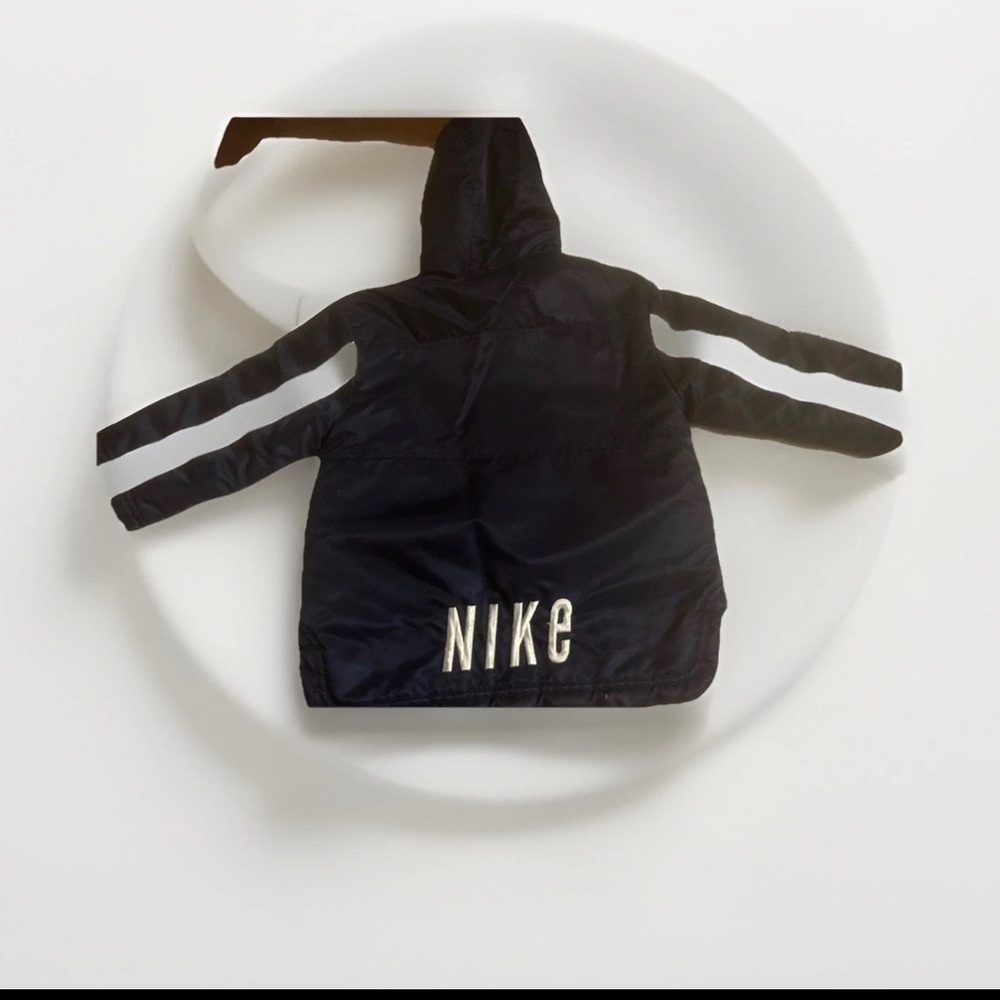 Nike vintage 90s puffer jacket 4t navy/black swoosh